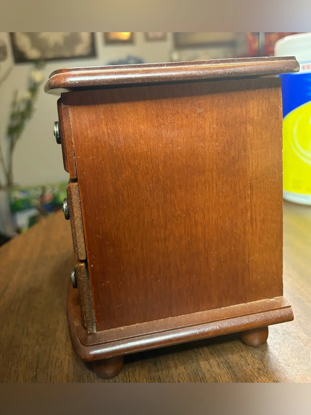 Vintage Wooden Jewelry Box